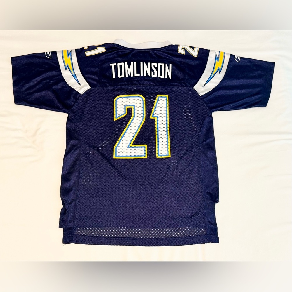 Vintage LaDainian Tomlinson Chargers Blue Reebok Jersey Youth Large 14-16